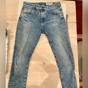 AG Adriano Goldschmied Faded Blue Slim Jeans